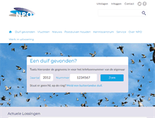 Tablet Screenshot of npoveenendaal.nl